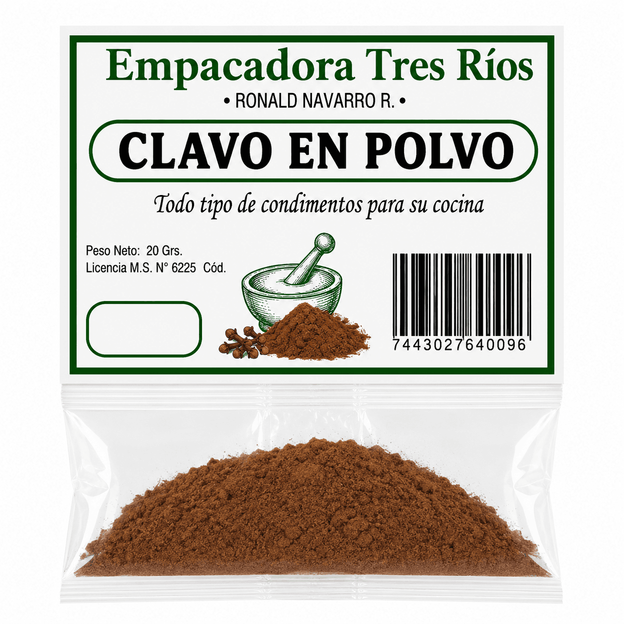 CLAVO EN POLVO 20 GR