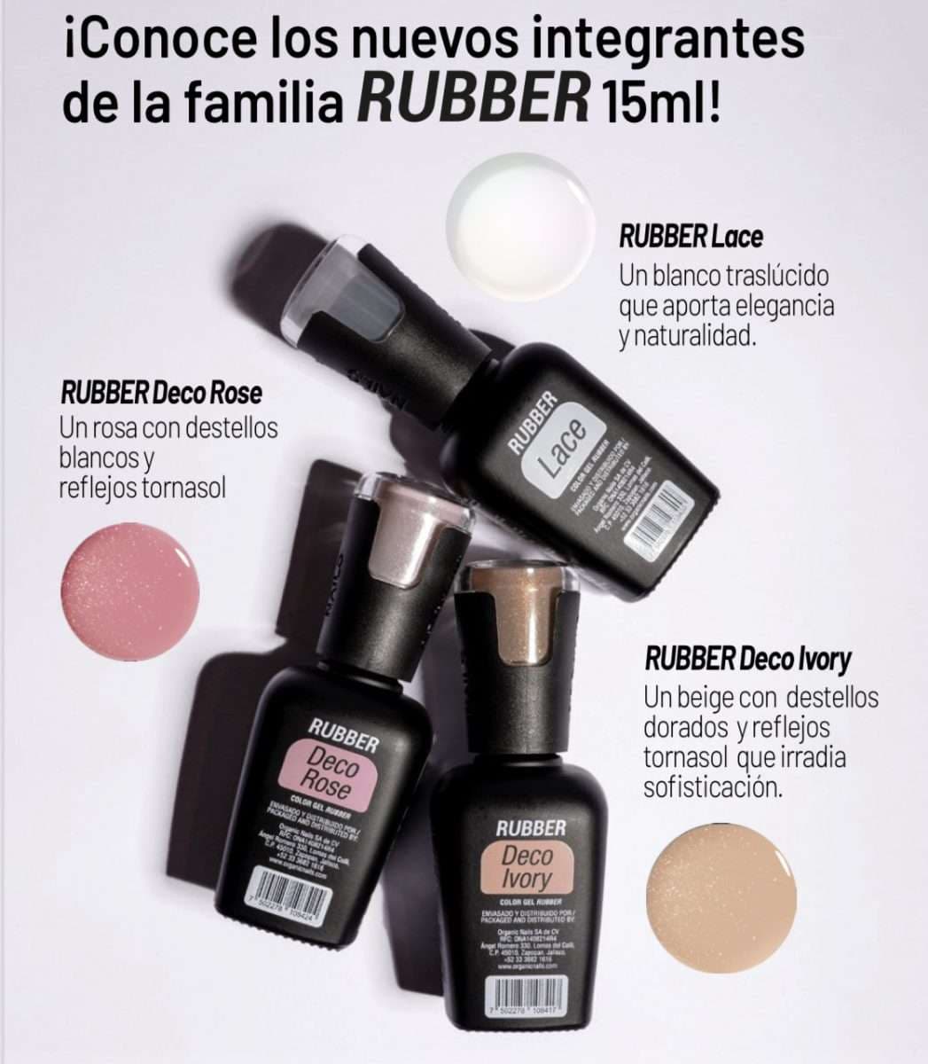 RUBBER ORGANIC NAILS 