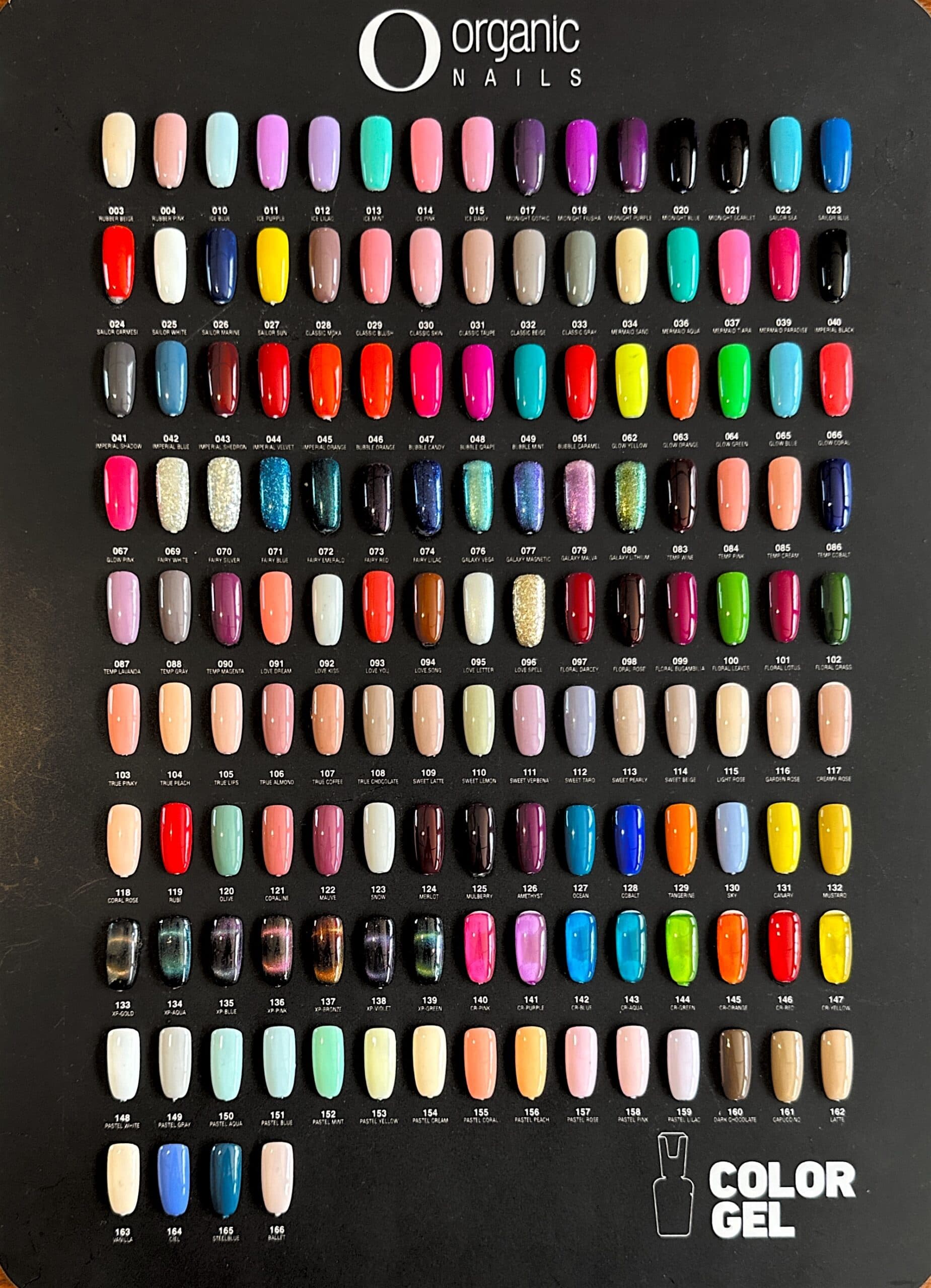 COLOR GEL ORGANIC NAILS 