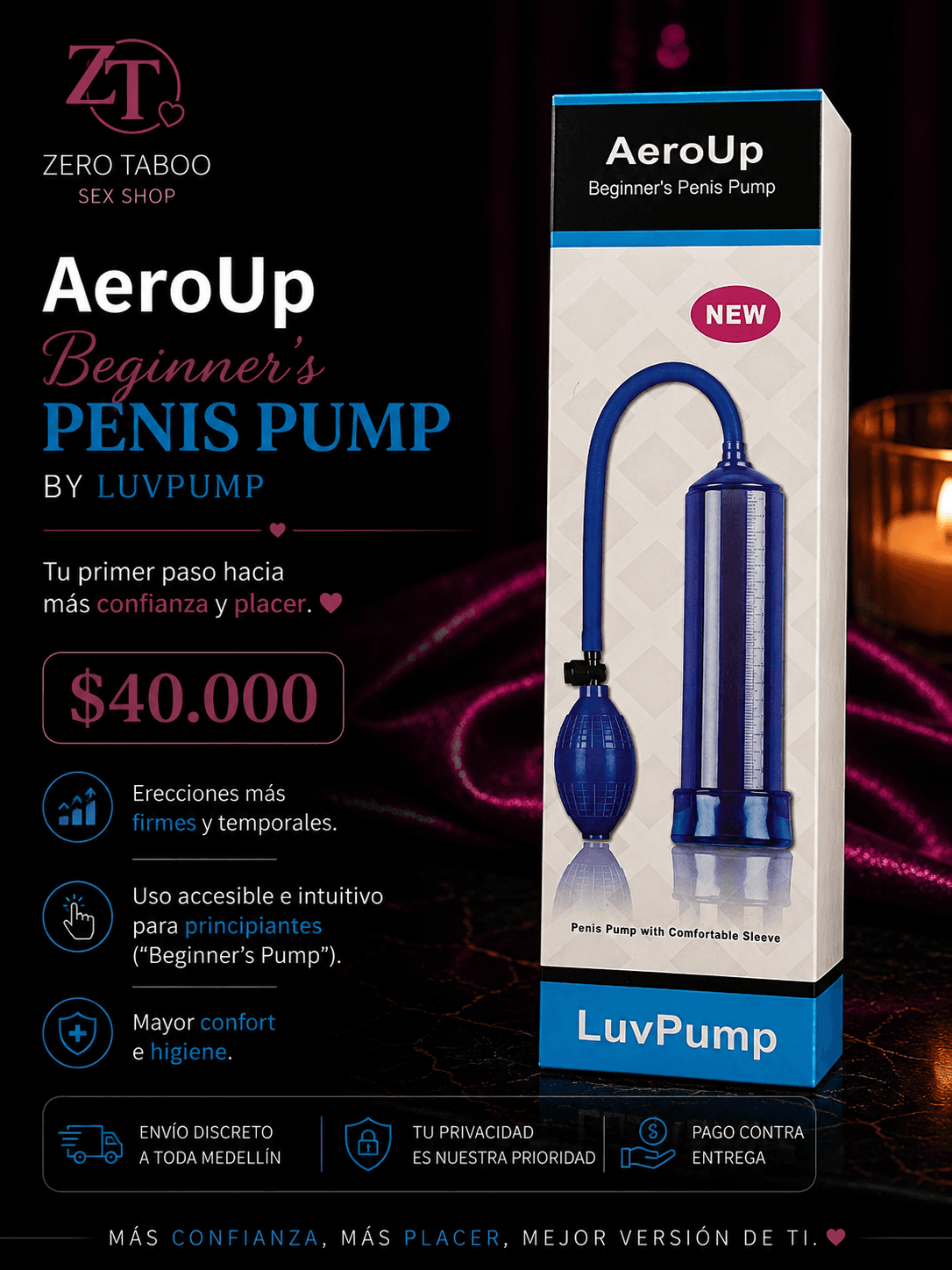 Pump Masculino de Vacío