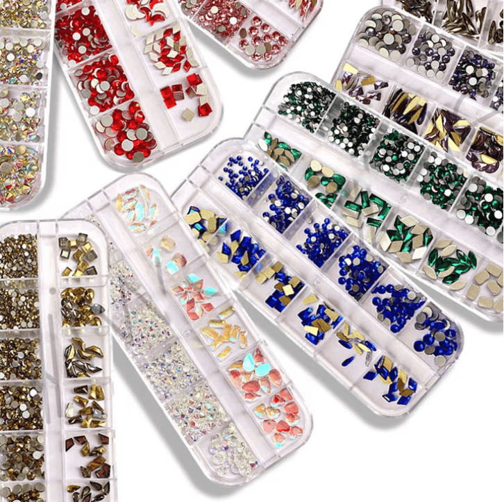 CRISTALES EN CAJA JR NAILS