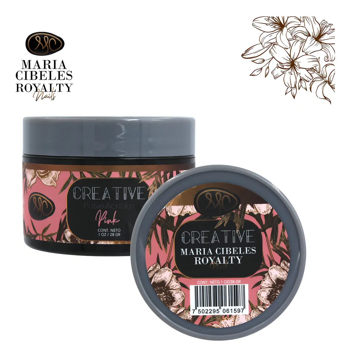 ACRILICO ROSA CREATIVE MARIA CIBELES ROYALTY