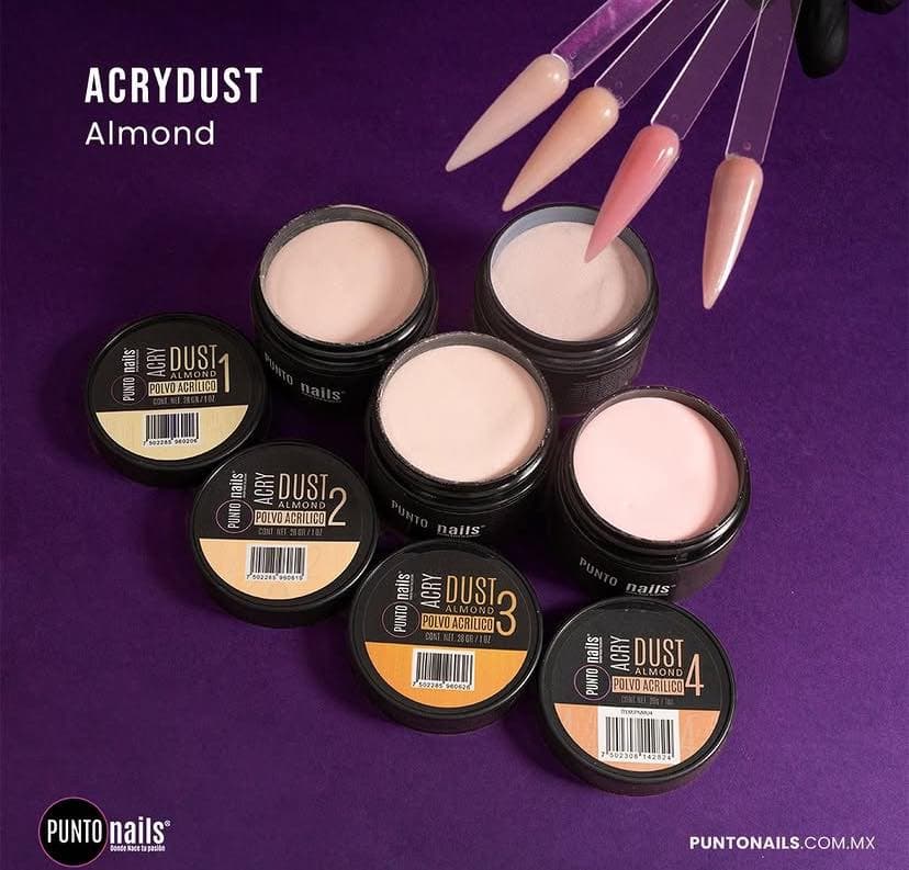 ACRILICO DUST ALMOND 1OZ PUNTO NAILS