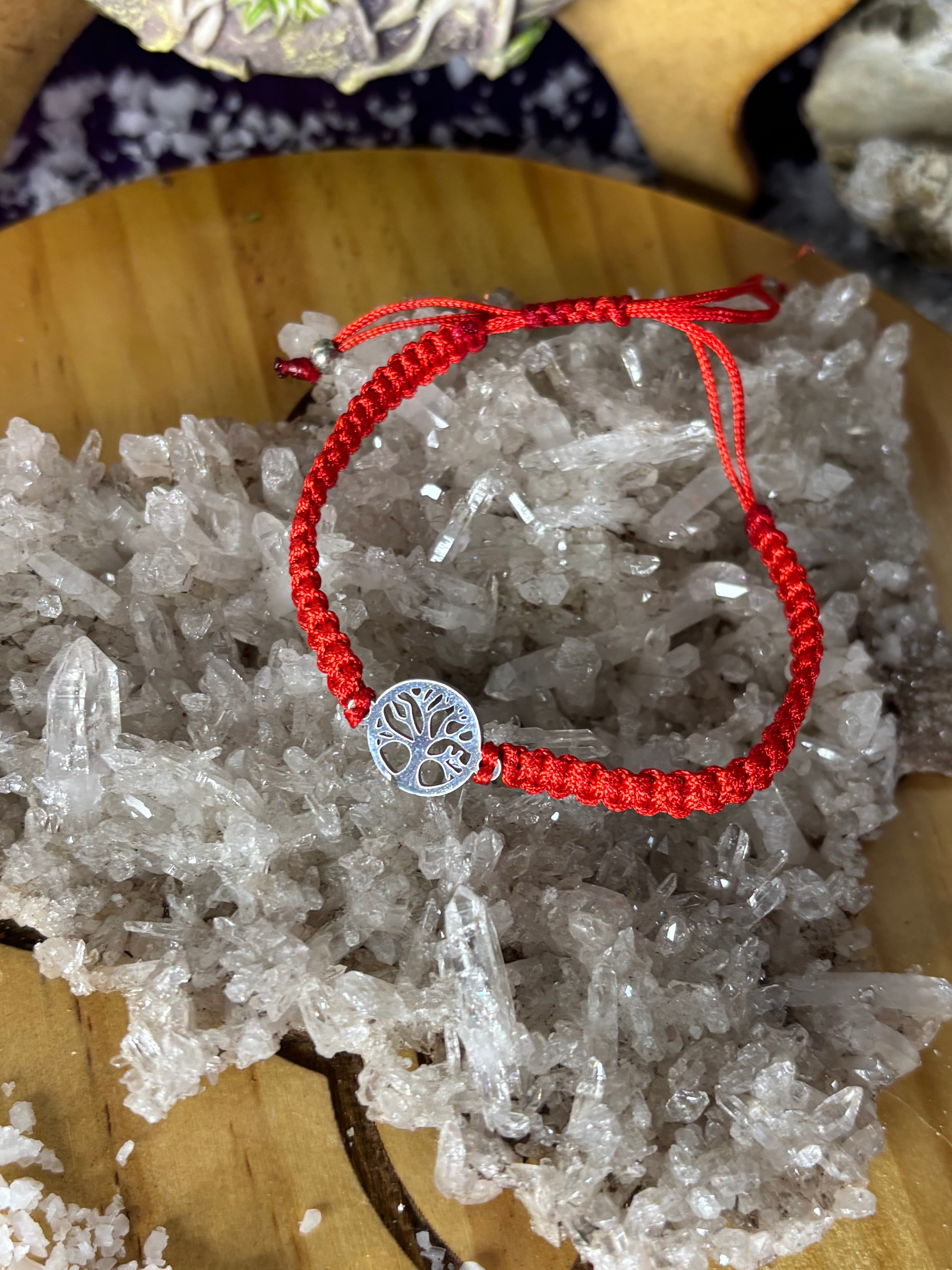 Pulsera Hilo rojo y Árbol de la vida