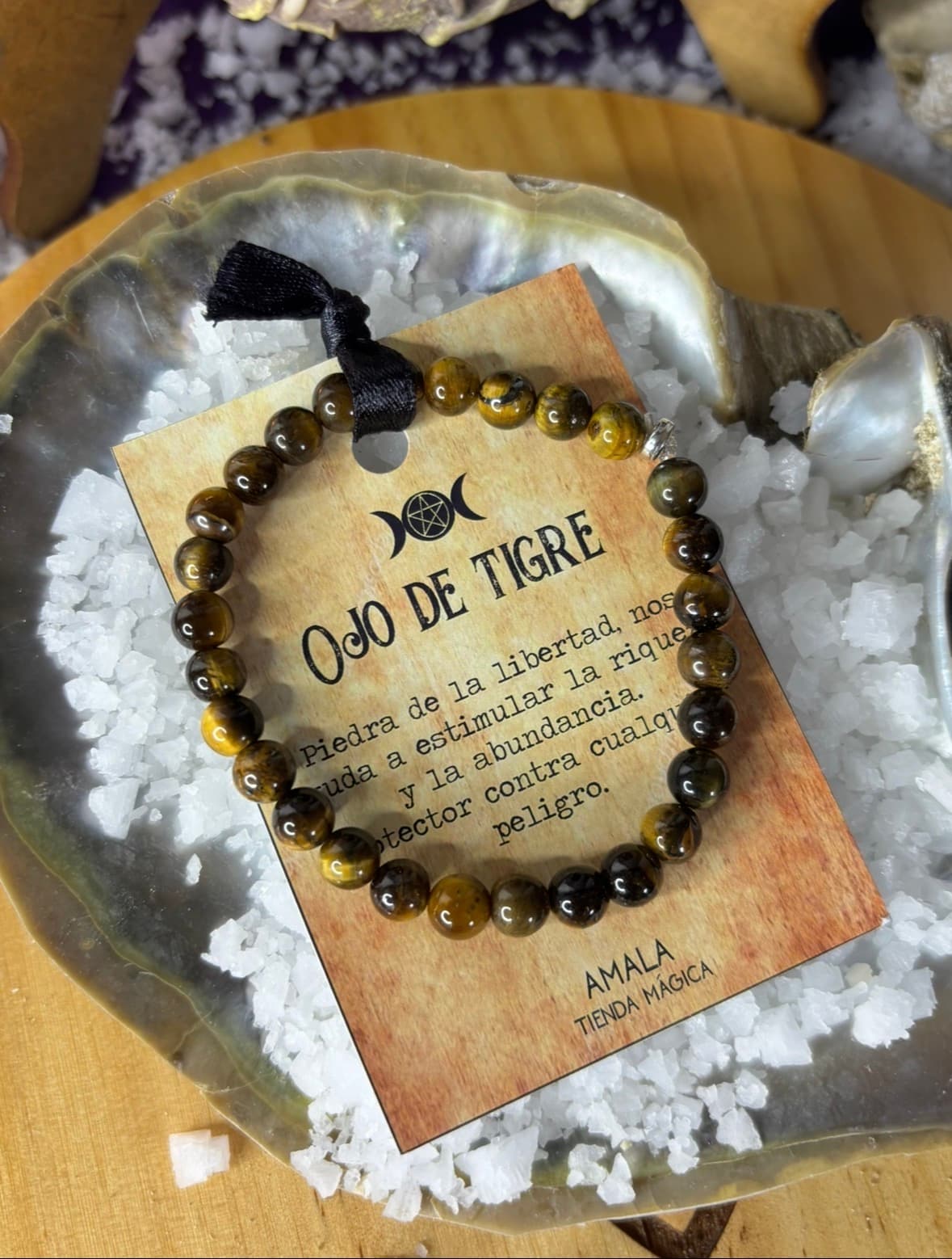Pulsera Ojo de tigre, abundancia y protección 