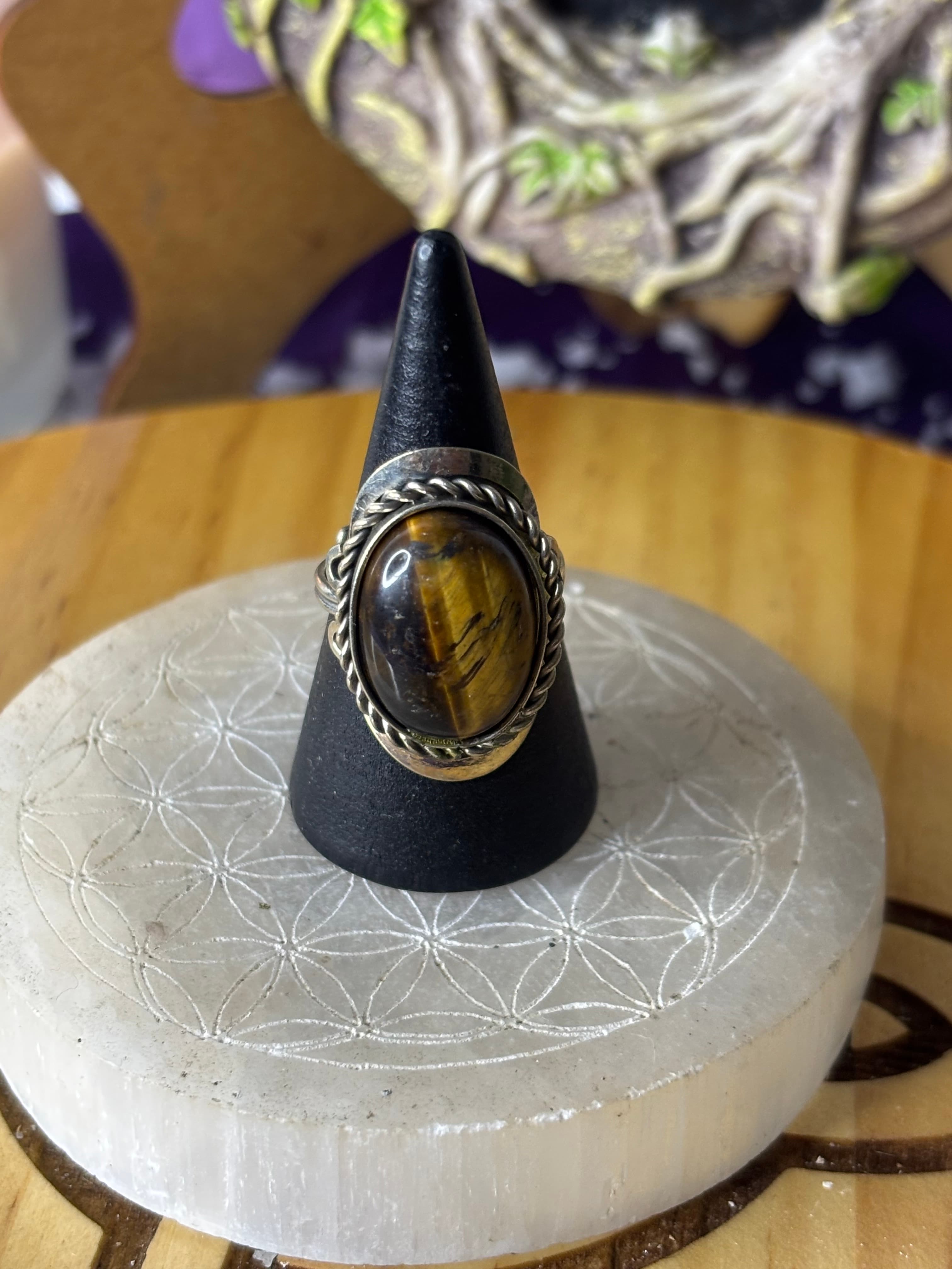 Anillo Ojo de Tigre, protección y abundancia