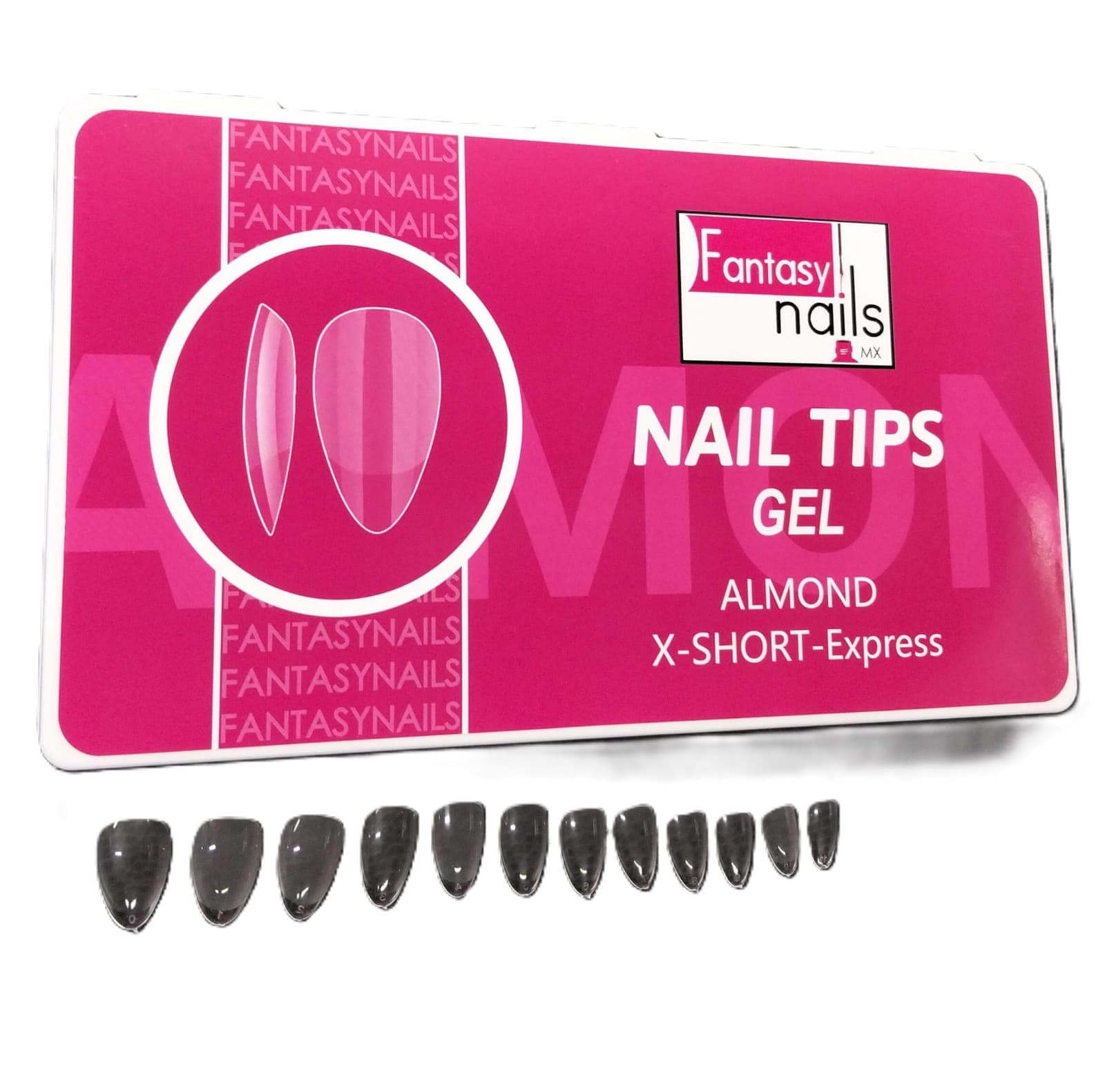 NAILS TIP GEL ALMOND S-SHORT FANTASY NAILS