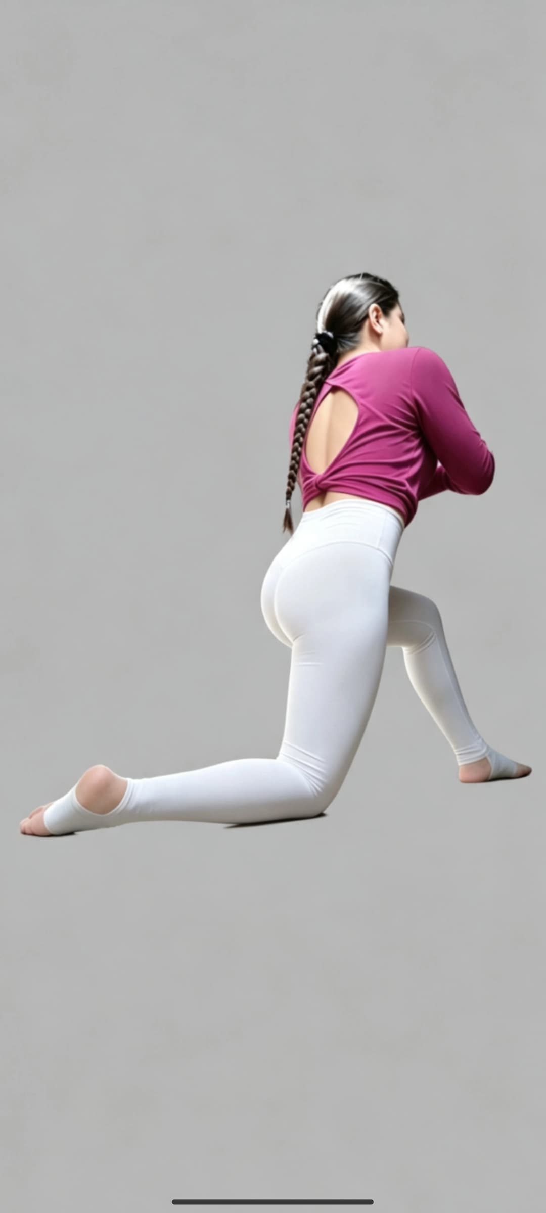 Camiseta Mujer Manga Larga Espalda Abierta.