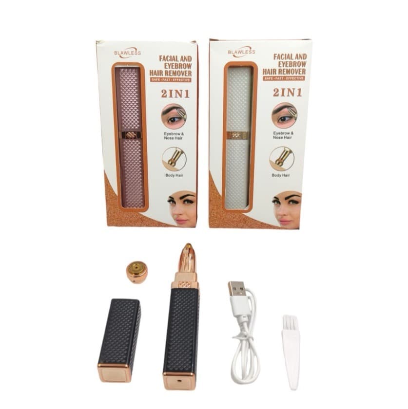 Depilador de cejas 2 en 1