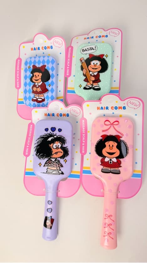 Cepillos Mafalda y Snoopy