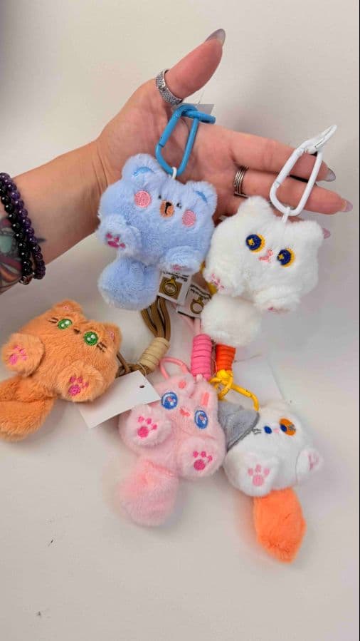 Llavero peluche gatito