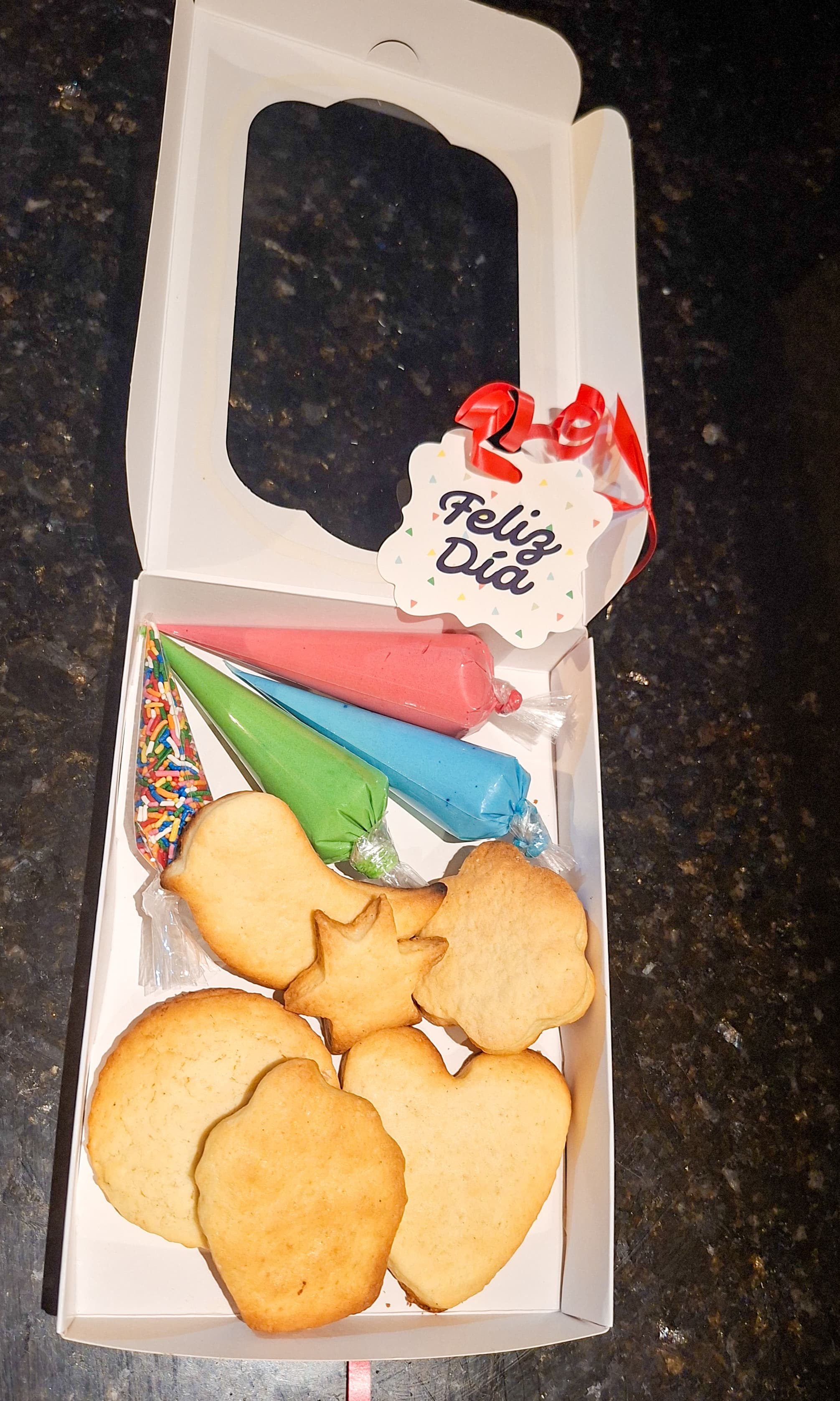 Cajas de galletas para glasear 