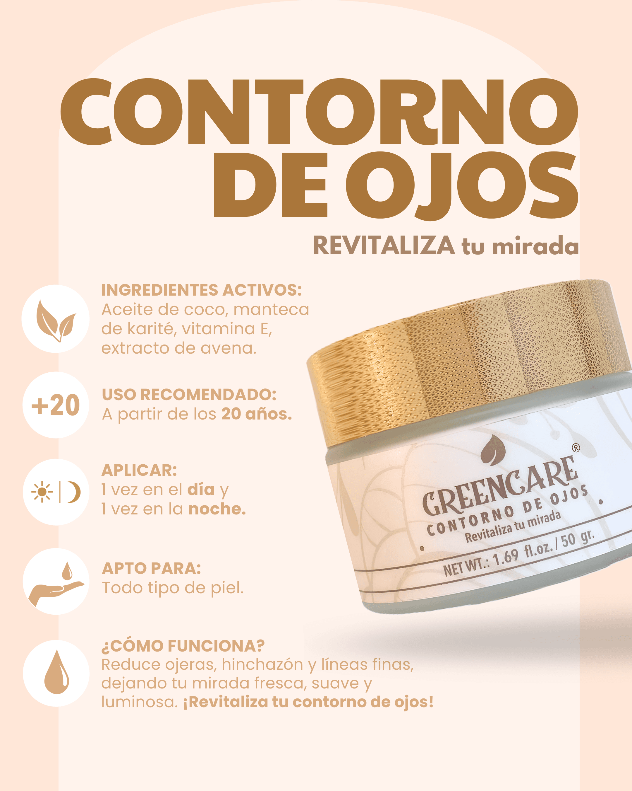 Contorno de ojos 50g