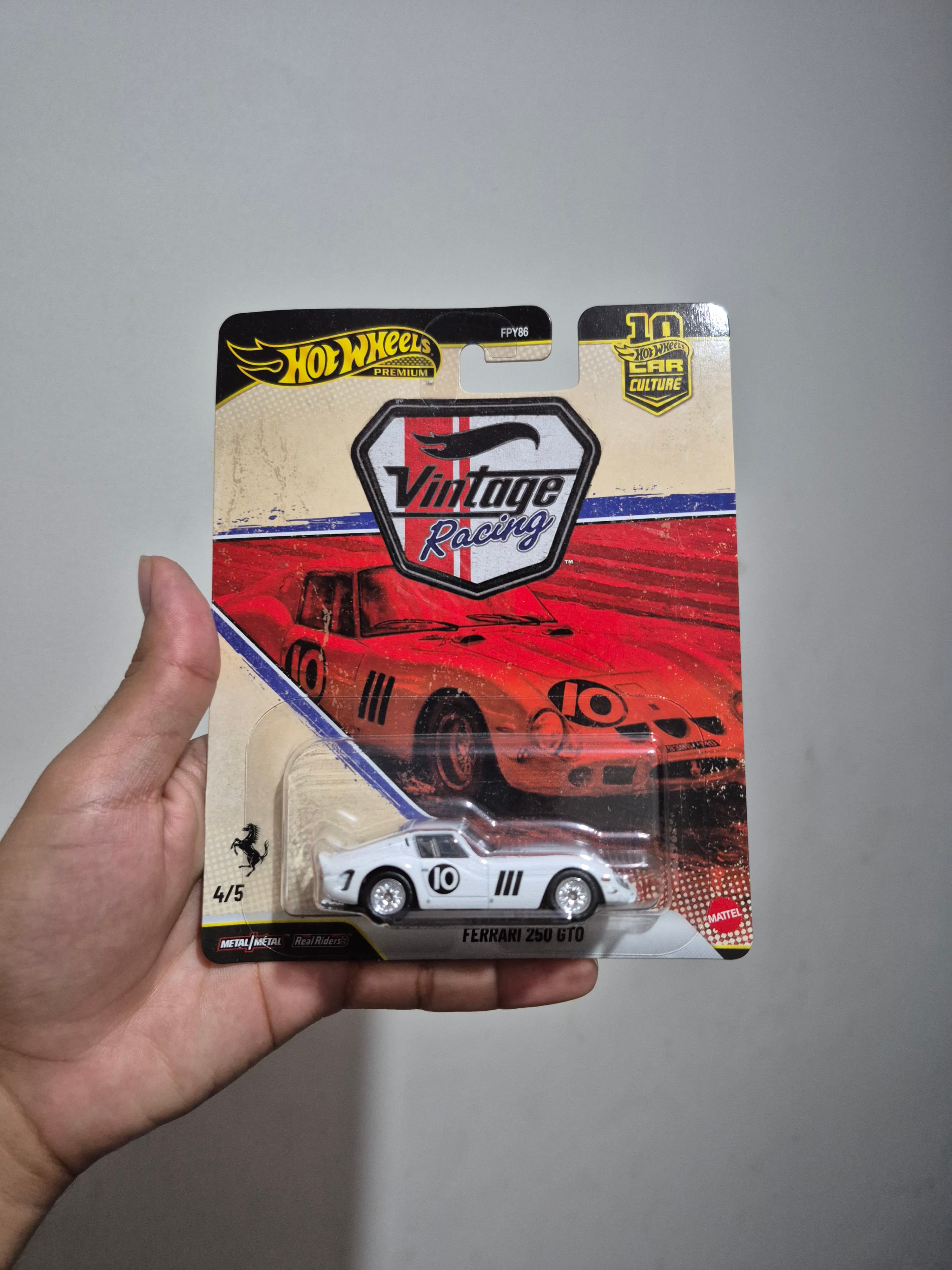 Ferrari 250 GTO Hot Wheels premium [Car culture vintage racing 2026 4/5]
