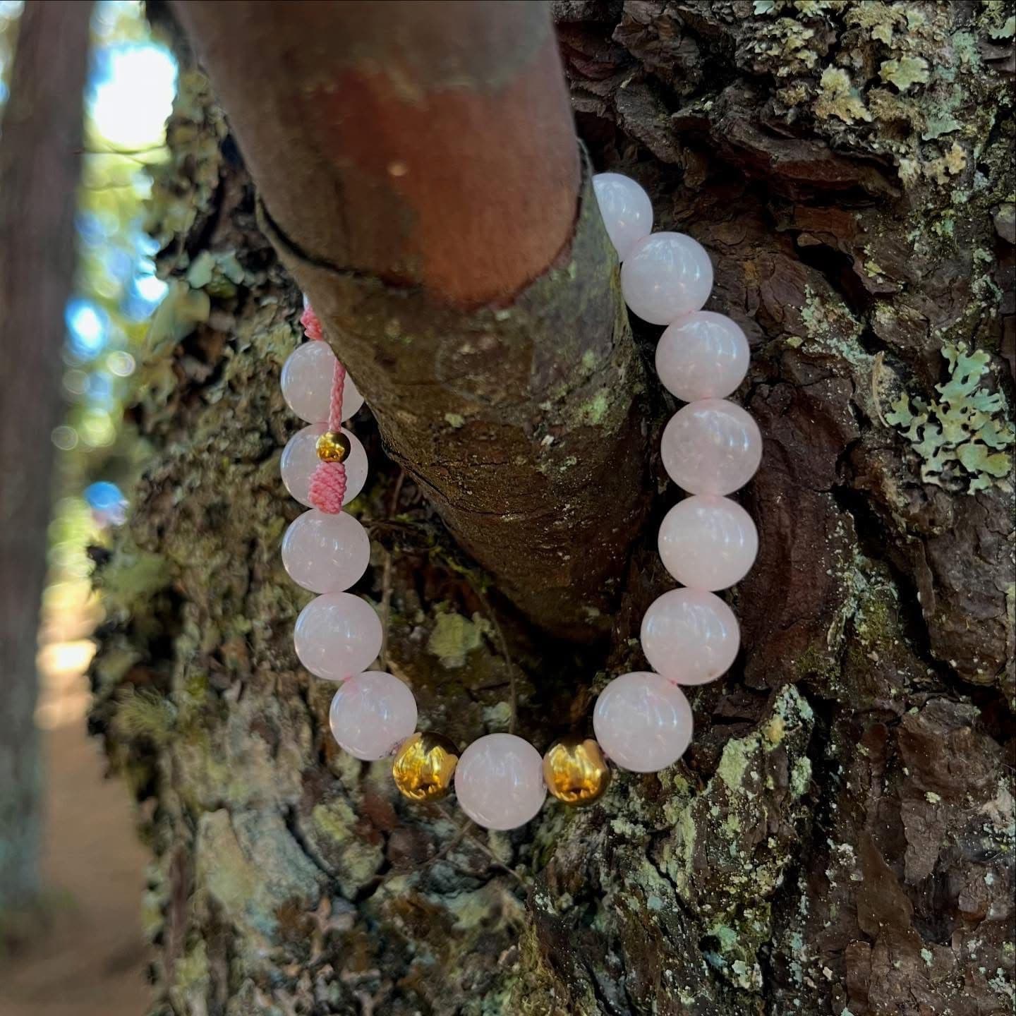 PULSERA CUARZO ROSADO