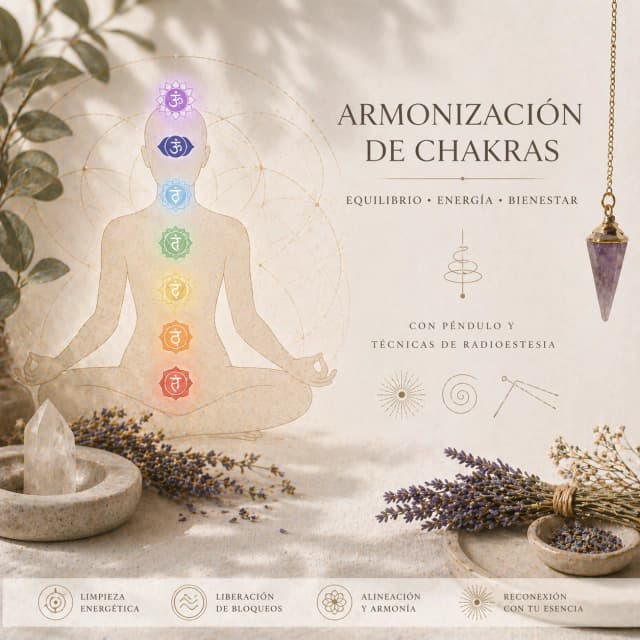 Armonización de Chakras.