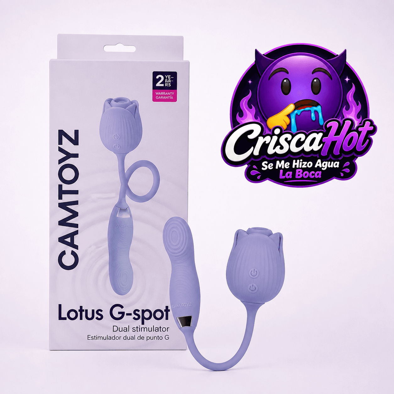 Vibrador Lotus G-spot con Bala Camtoyz
