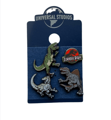 Set de 5 Pines de Jurassic Park