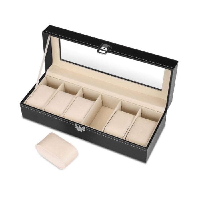 Caja Organizadora y Exhibidora para 6 Relojes