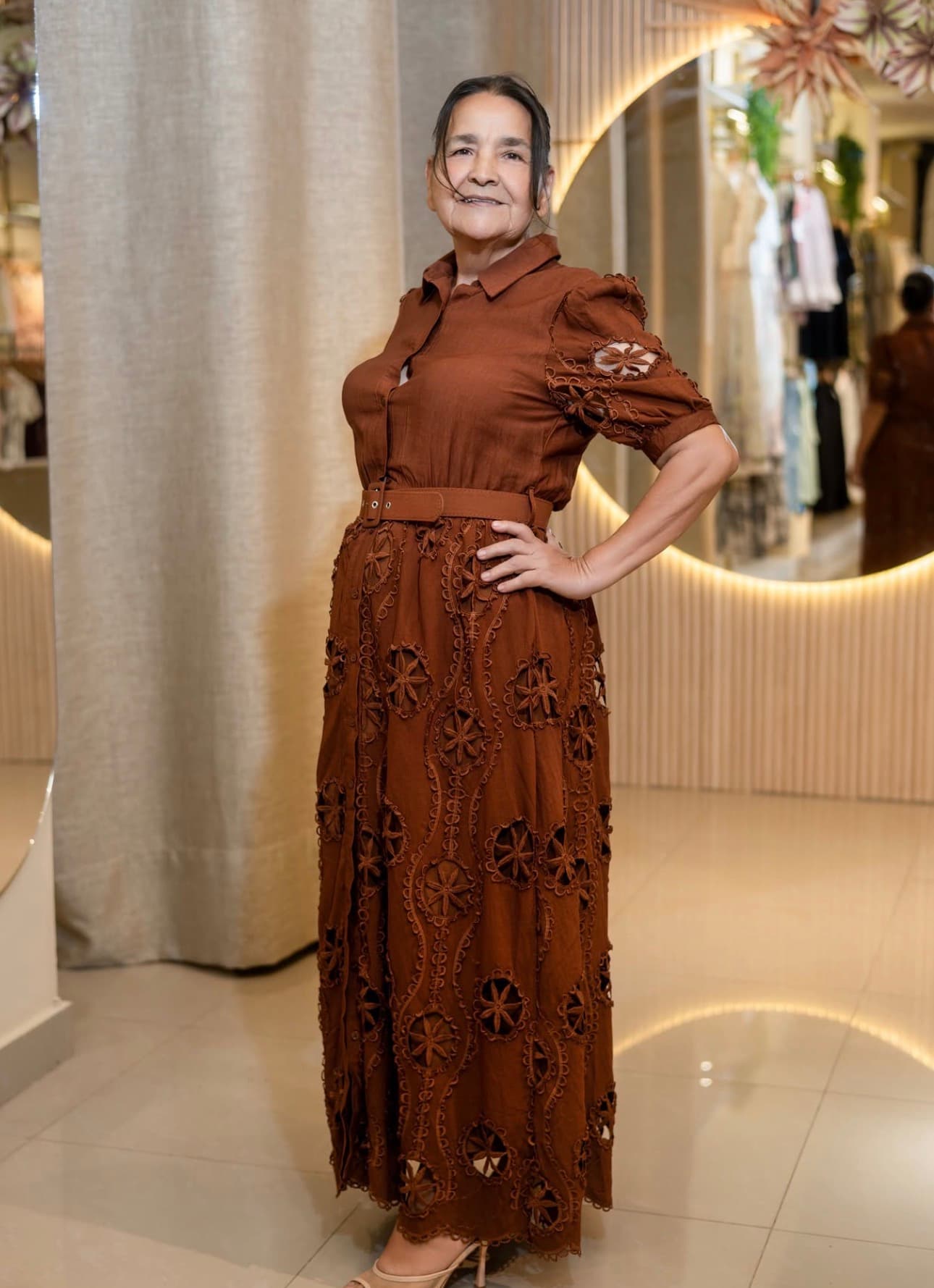 VESTIDO CAFÉ