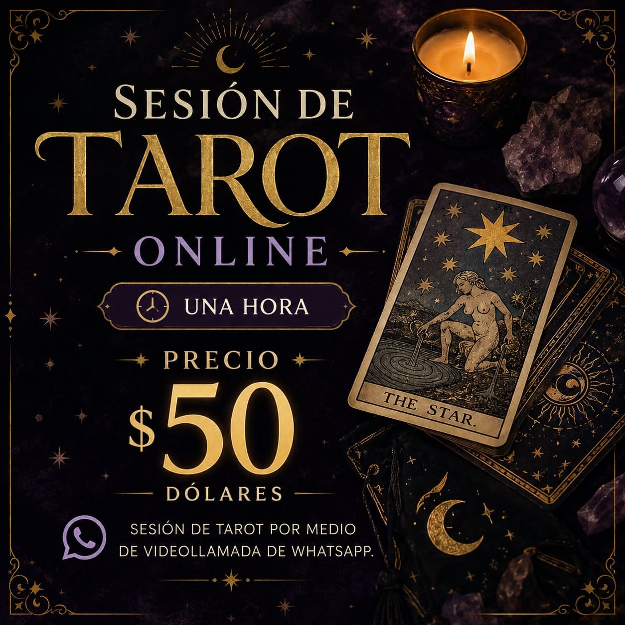 Tarot, sesión 1hr