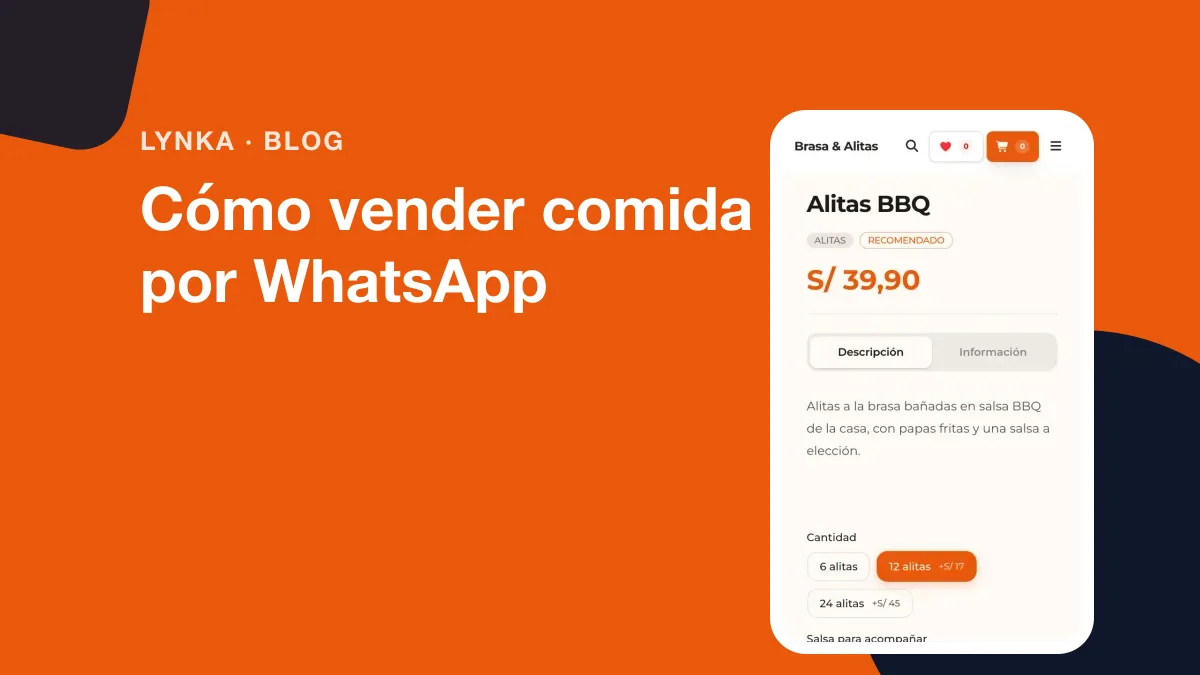 Cómo vender comida a domicilio por WhatsApp