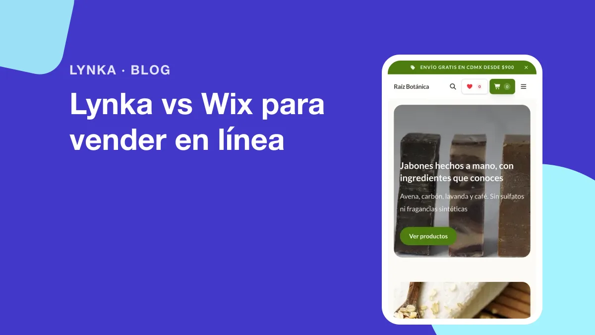 Lynka vs Wix: cuál conviene para vender en línea