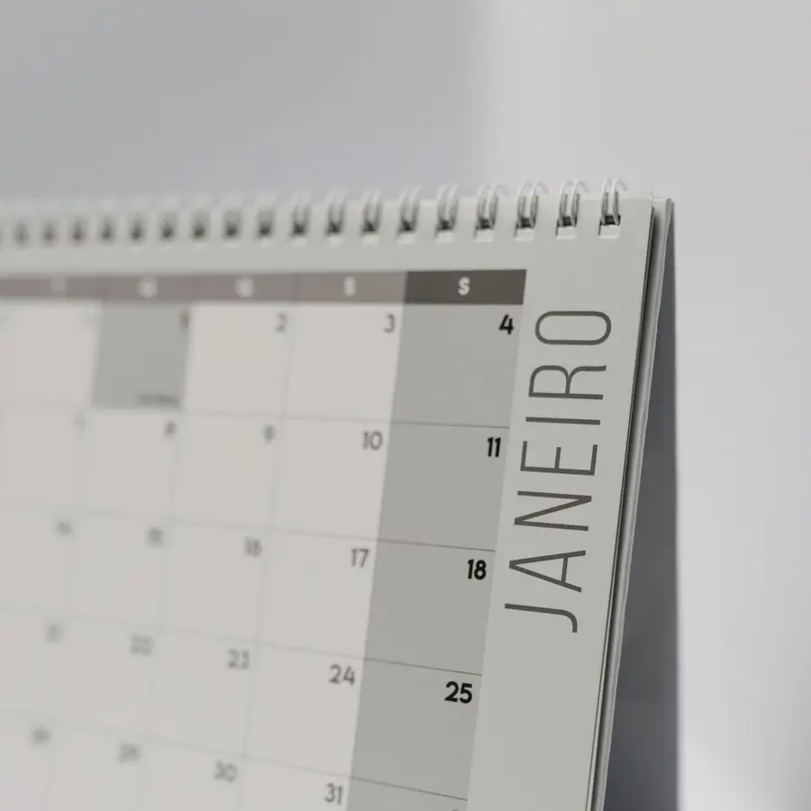 Calendario de escritorio 2027