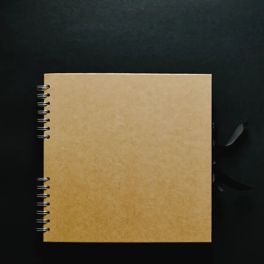 Libreta kraft cuadrada