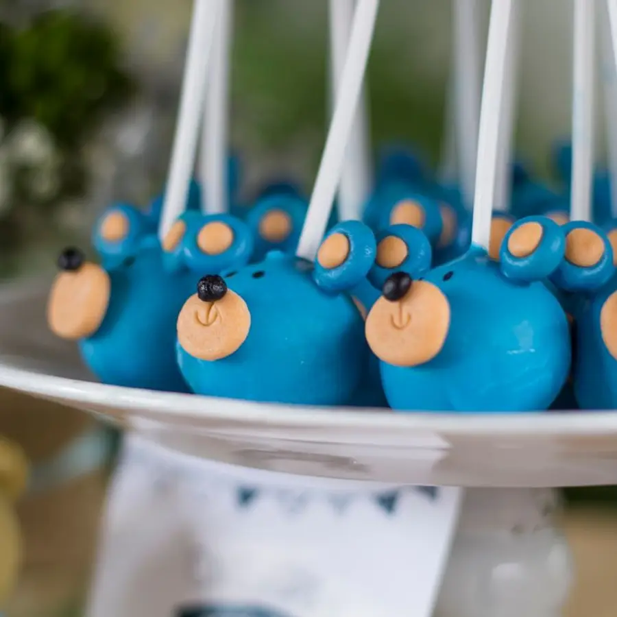 Cake pops de osito x12