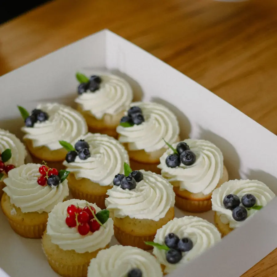 Cupcakes de vainilla
