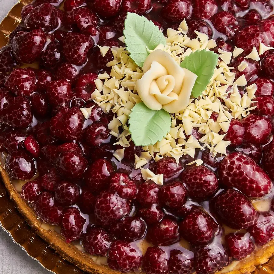 Tartaleta de frambuesa