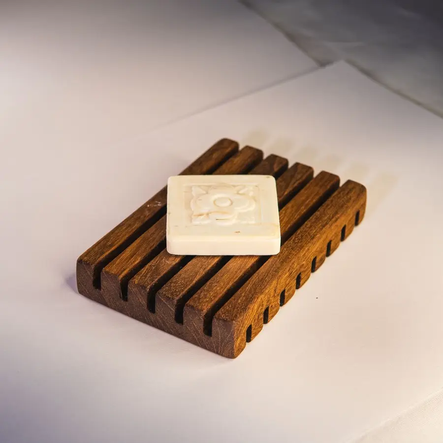 Jabonera de madera